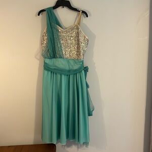 Mint dance dress